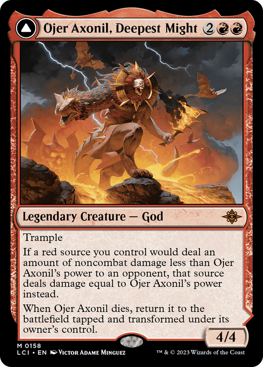 Ojer Axonil, Deepest Might // Temple of Power (LCI-158) (Foil)