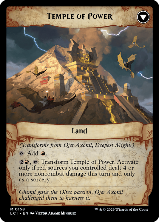 Ojer Axonil, Deepest Might // Temple of Power (LCI-158) (Foil)