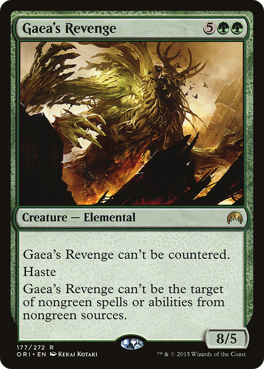 Gaea's Revenge (ORI-177) (Foil)