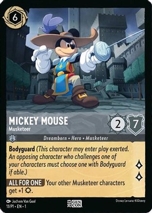 Mickey Mouse - Musketeer (DLPC-011)