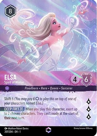 Elsa - Spirit of Winter (Enchanted) (1-207) (Holofoil)