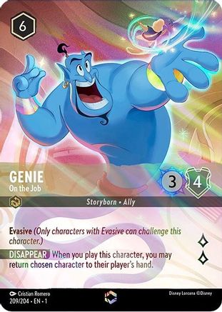 Genie - On the Job (Enchanted) (1-209) (Holofoil)