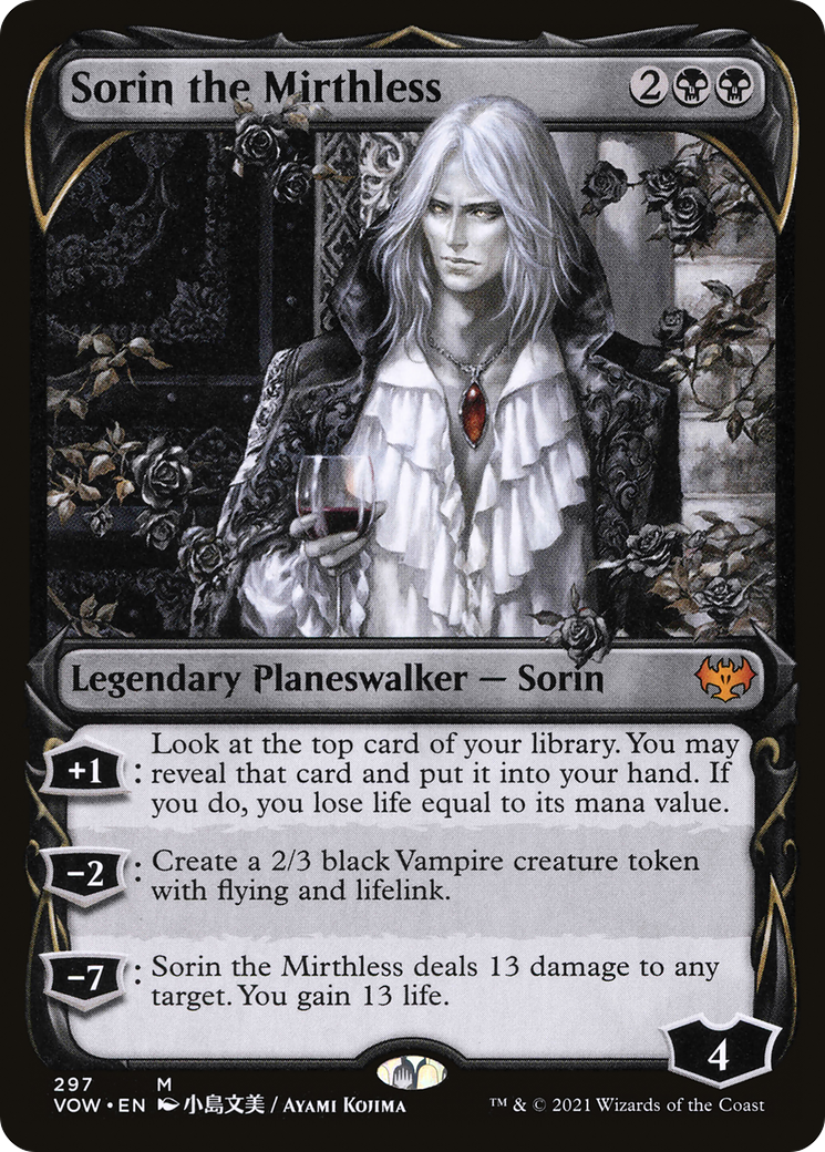 Sorin the Mirthless (VOW-297) (Showcase) (Foil)