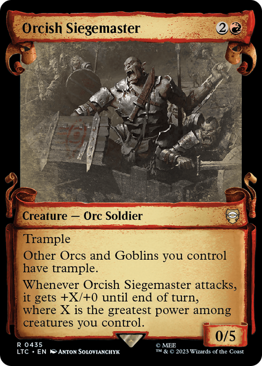 Orcish Siegemaster (LTC-435) (Showcase) (Scroll)
