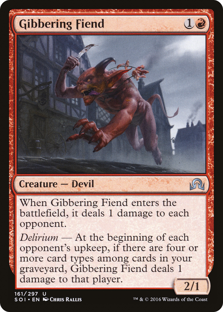 Gibbering Fiend (SOI-161) (Foil)