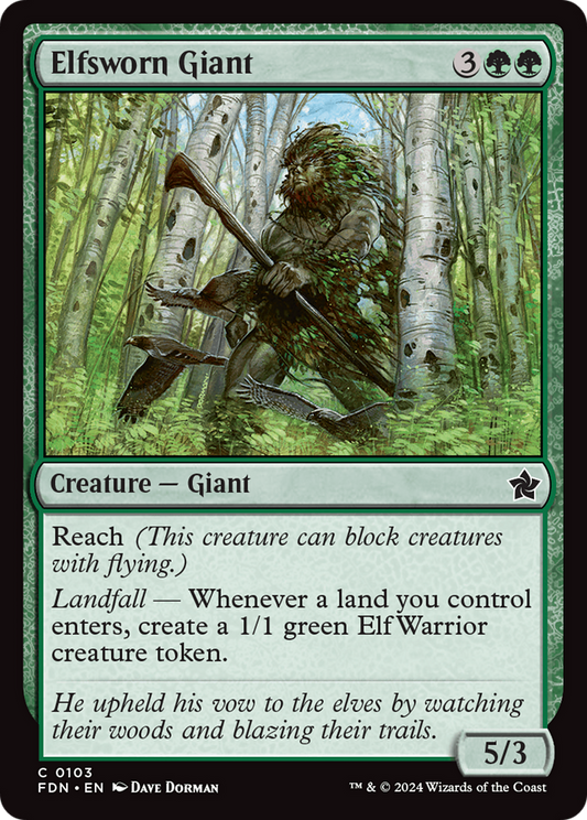 Elfsworn Giant (FDN-103)