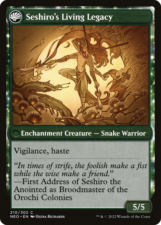 Tales of Master Seshiro // Seshiro's Living Legacy (NEO-210)