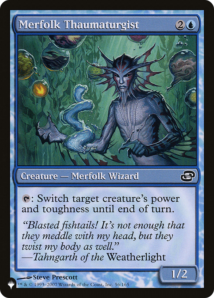 Merfolk Thaumaturgist (LIST-PLC-56)