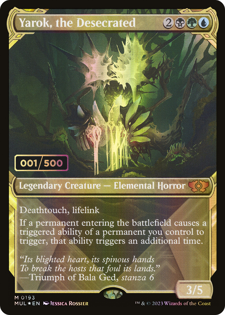 Yarok, the Desecrated (MUL-193Z) (Showcase) (Foil) (Serialized)
