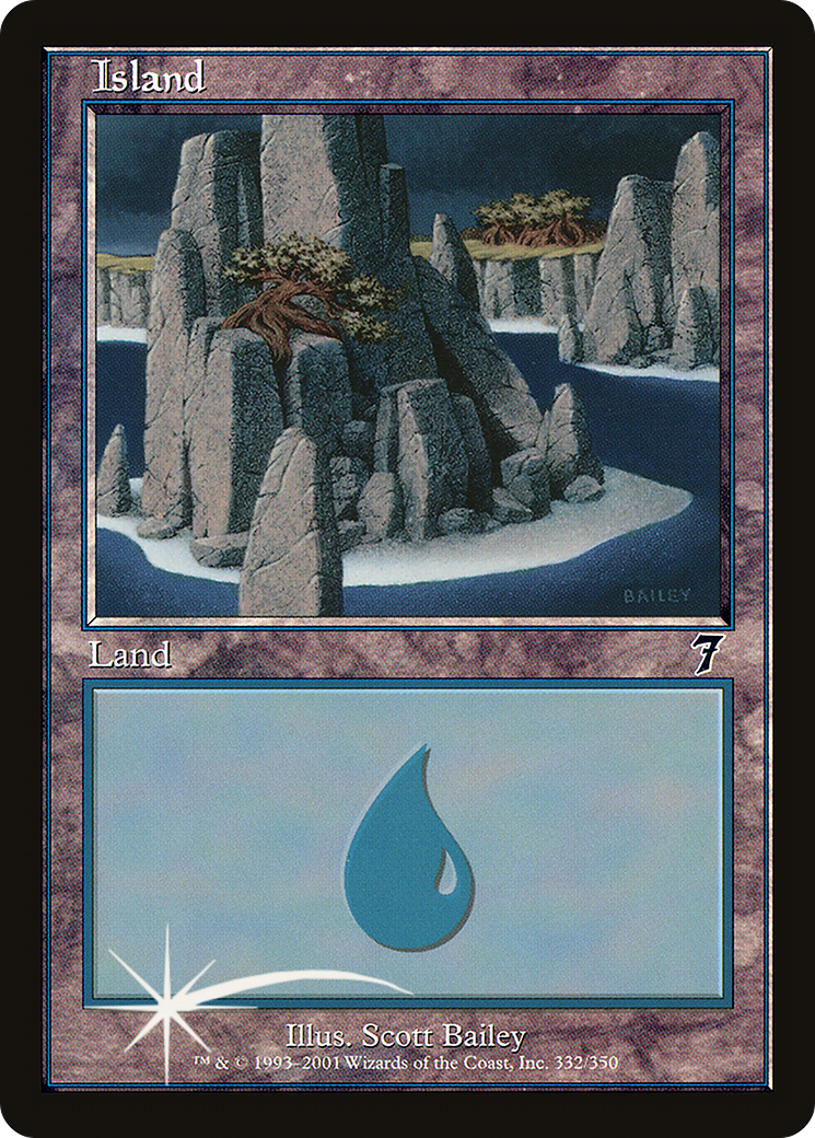 Island (7ED-332★) (Foil)