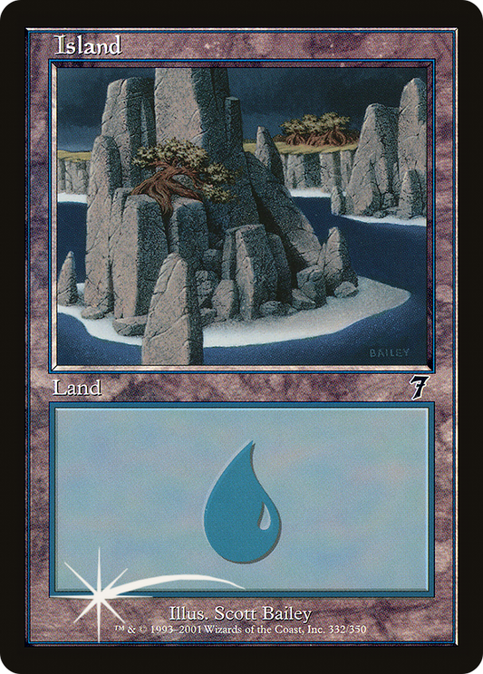 Island (7ED-332★) (Foil)