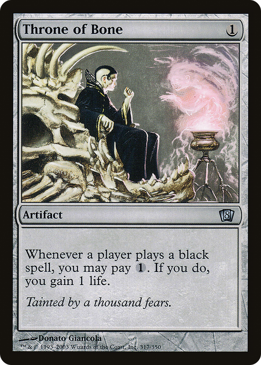 Throne of Bone (8ED-317★) (Foil)