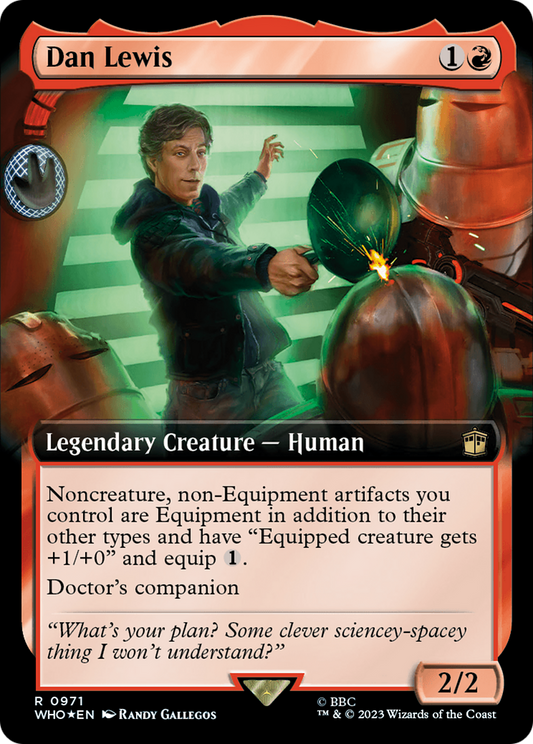 Dan Lewis (WHO-971) (Extended Art) (Surge Foil)