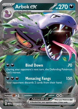 Arbok ex (MEW-024) (Holofoil)