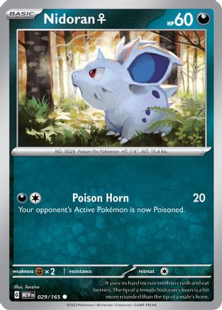 Nidoran F (MEW-029) (Reverse Holofoil)