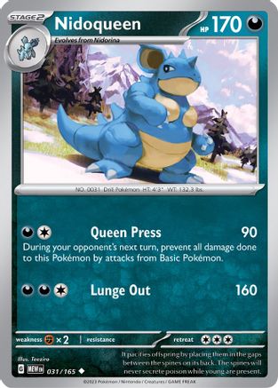 Nidoqueen (MEW-031) (Reverse Holofoil)