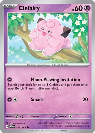 Clefairy (MEW-035) (Reverse Holofoil)