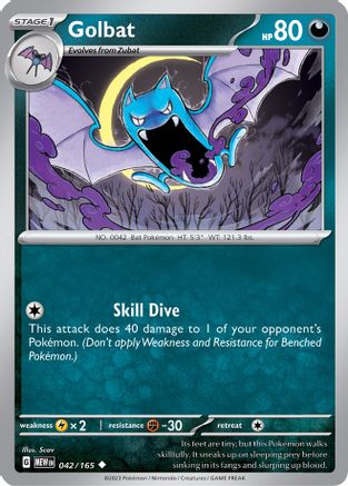 Golbat (MEW-042) (Reverse Holofoil)