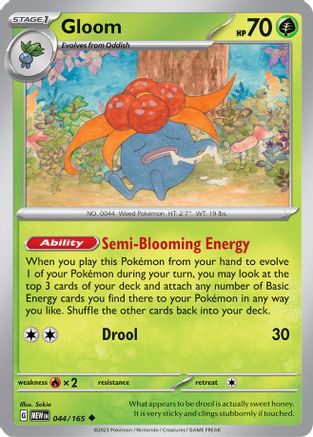 Gloom (MEW-044) (Reverse Holofoil)