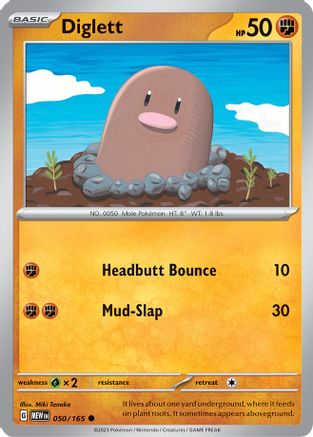 Diglett (MEW-050) (Reverse Holofoil)