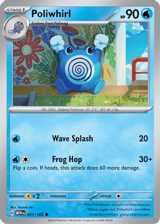 Poliwhirl (MEW-061) (Reverse Holofoil)