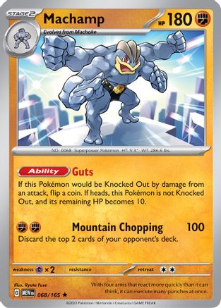 Machamp (MEW-068) (Reverse Holofoil)