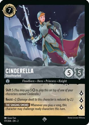 Cinderella - Stouthearted (2-177) (Cold Foil)