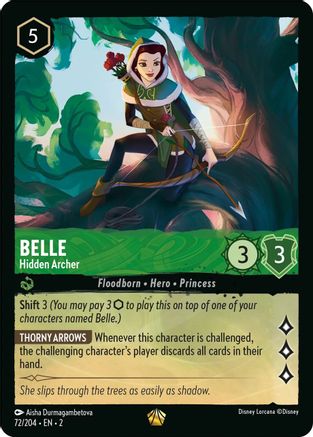 Belle - Hidden Archer (2-072) (Cold Foil)