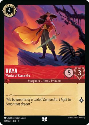 Raya - Warrior of Kumandra (2-124) (Cold Foil)