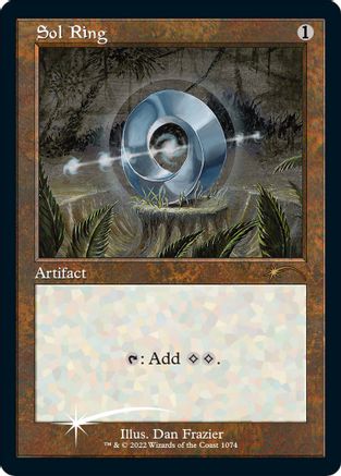 Sol Ring (Retro Frame) (Foil Etched) (SLD-1074) (Foil)