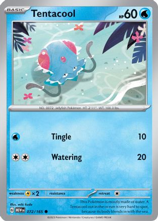 Tentacool (MEW-072) (Reverse Holofoil)