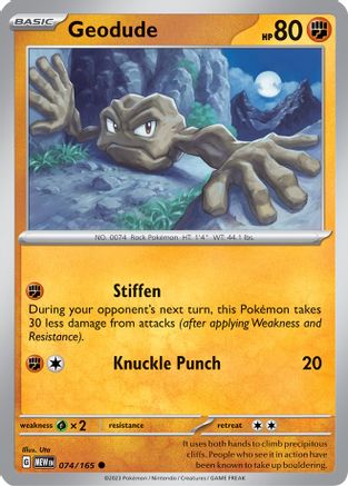 Geodude (MEW-074) (Reverse Holofoil)