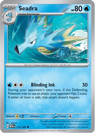 Seadra (MEW-117) (Reverse Holofoil)