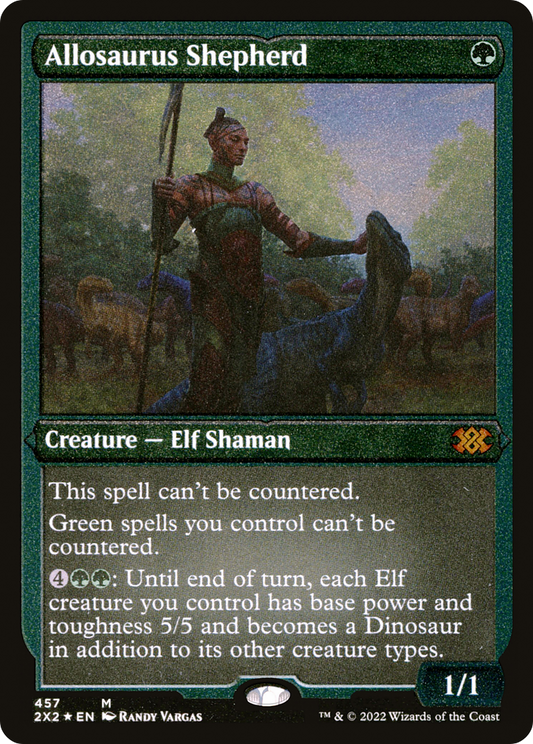 Allosaurus Shepherd (2X2-457) (Etched Foil)