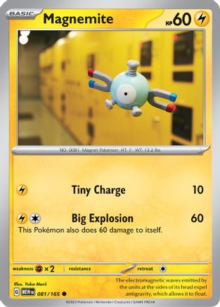 Magnemite (MEW-081) (Reverse Holofoil)