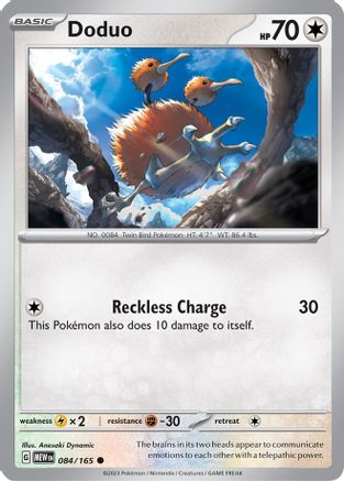 Doduo (MEW-084) (Reverse Holofoil)