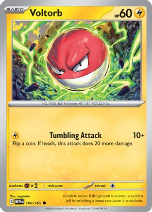 Voltorb (MEW-100) (Reverse Holofoil)
