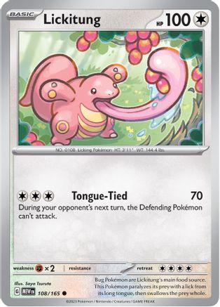 Lickitung (MEW-108) (Reverse Holofoil)