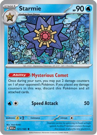 Starmie (MEW-121) (Reverse Holofoil)