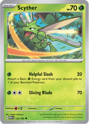 Scyther (MEW-123) (Reverse Holofoil)