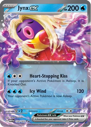 Jynx ex (MEW-124) (Holofoil)