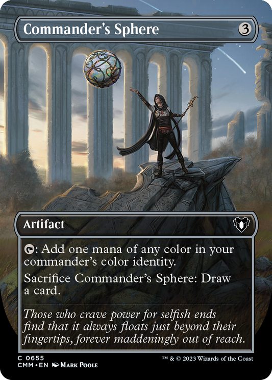 Commander's Sphere (CMM-655) (Borderless) (Foil)