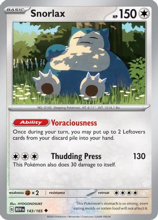 Snorlax (MEW-143)