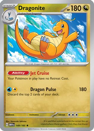 Dragonite (MEW-149) (Reverse Holofoil)