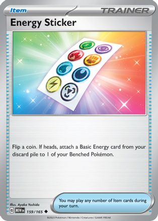 Energy Sticker (MEW-159) (Reverse Holofoil)