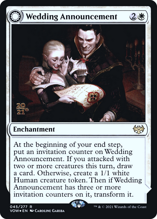 Wedding Announcement // Wedding Festivity (PRE-45S) (Foil)