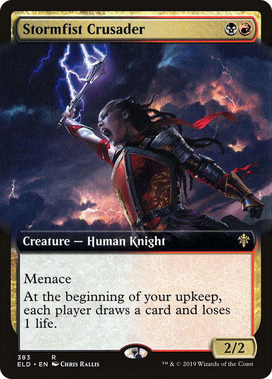 Stormfist Crusader (ELD-383) (Extended Art)