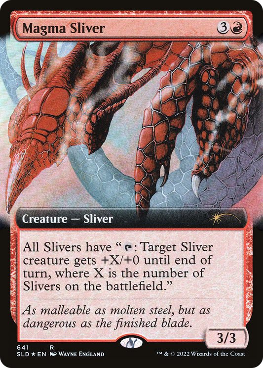 Magma Sliver (SLD-641) (Extended Art) (Foil)