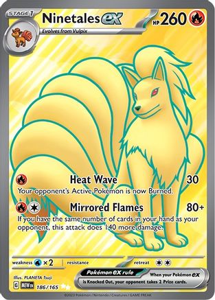 Ninetales ex (MEW-186) (Holofoil)