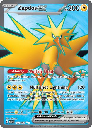 Zapdos ex (MEW-192) (Holofoil)